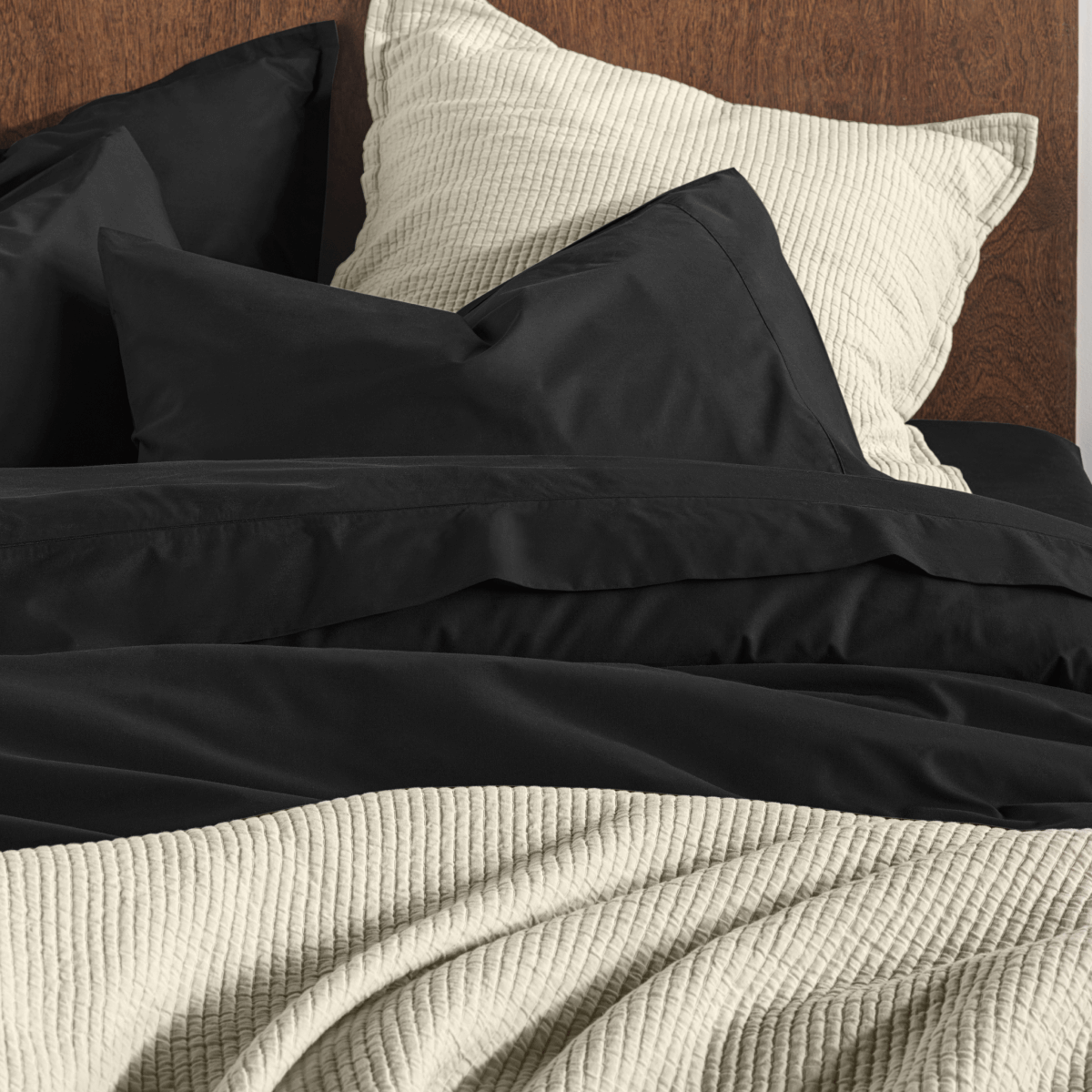 Textured Cotton Coverlet & Shams Set