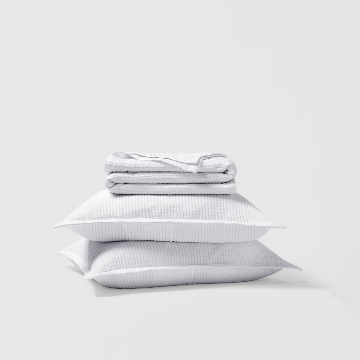 Textured Cotton Coverlet & Shams Set