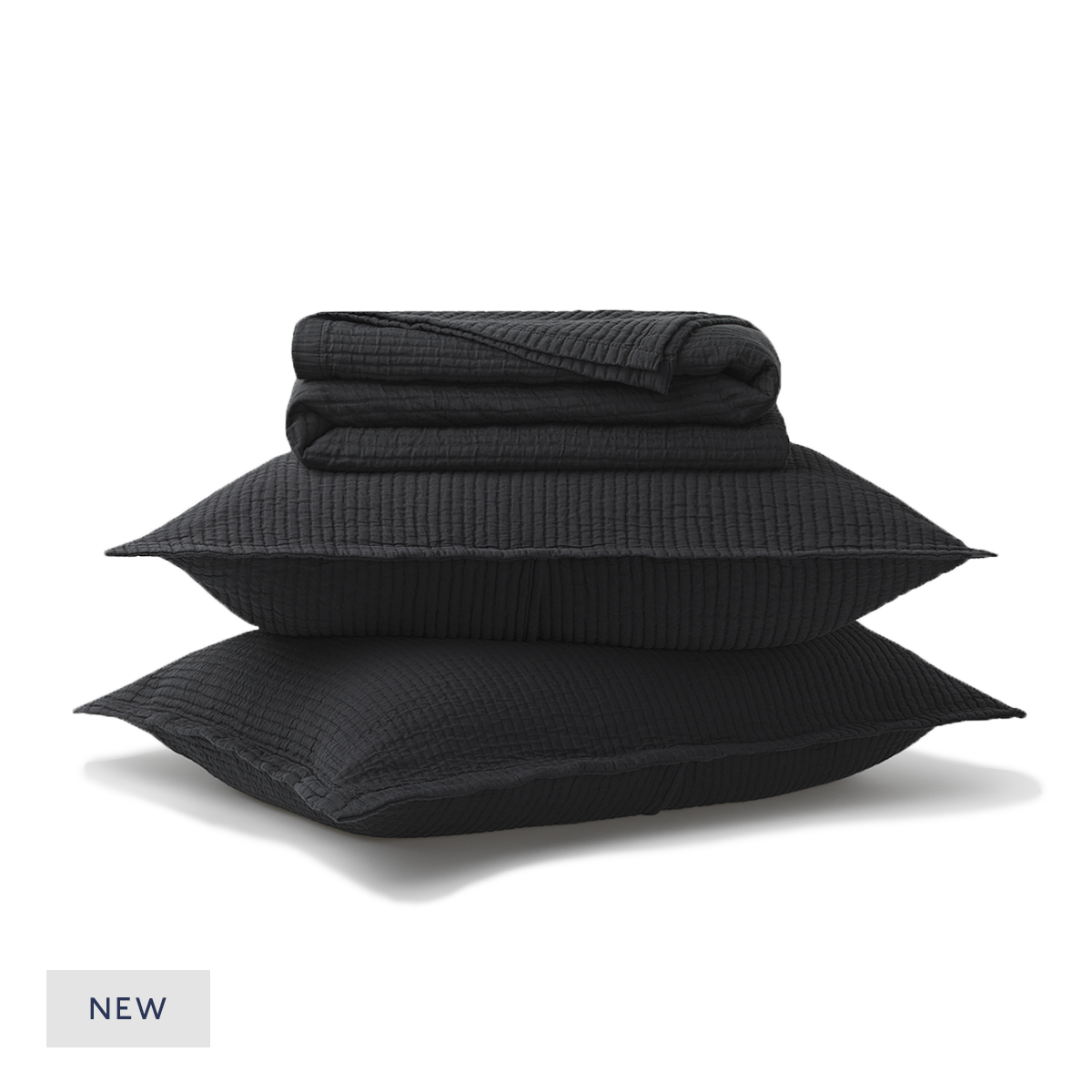 Textured Cotton Coverlet & Shams Set