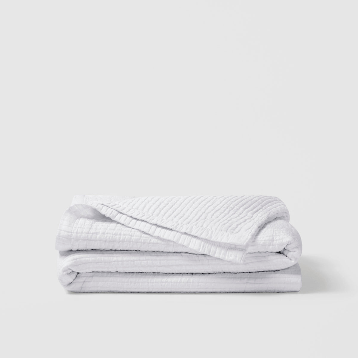 Textured Cotton Coverlet