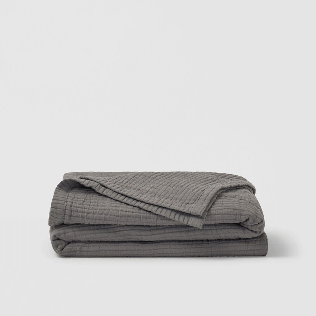 Textured Cotton Coverlet