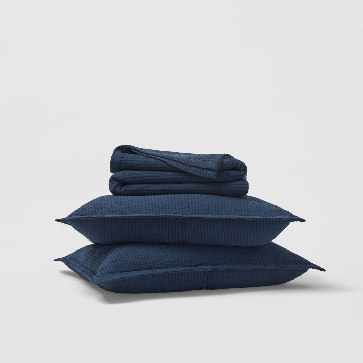 Textured Cotton Coverlet & Shams Set