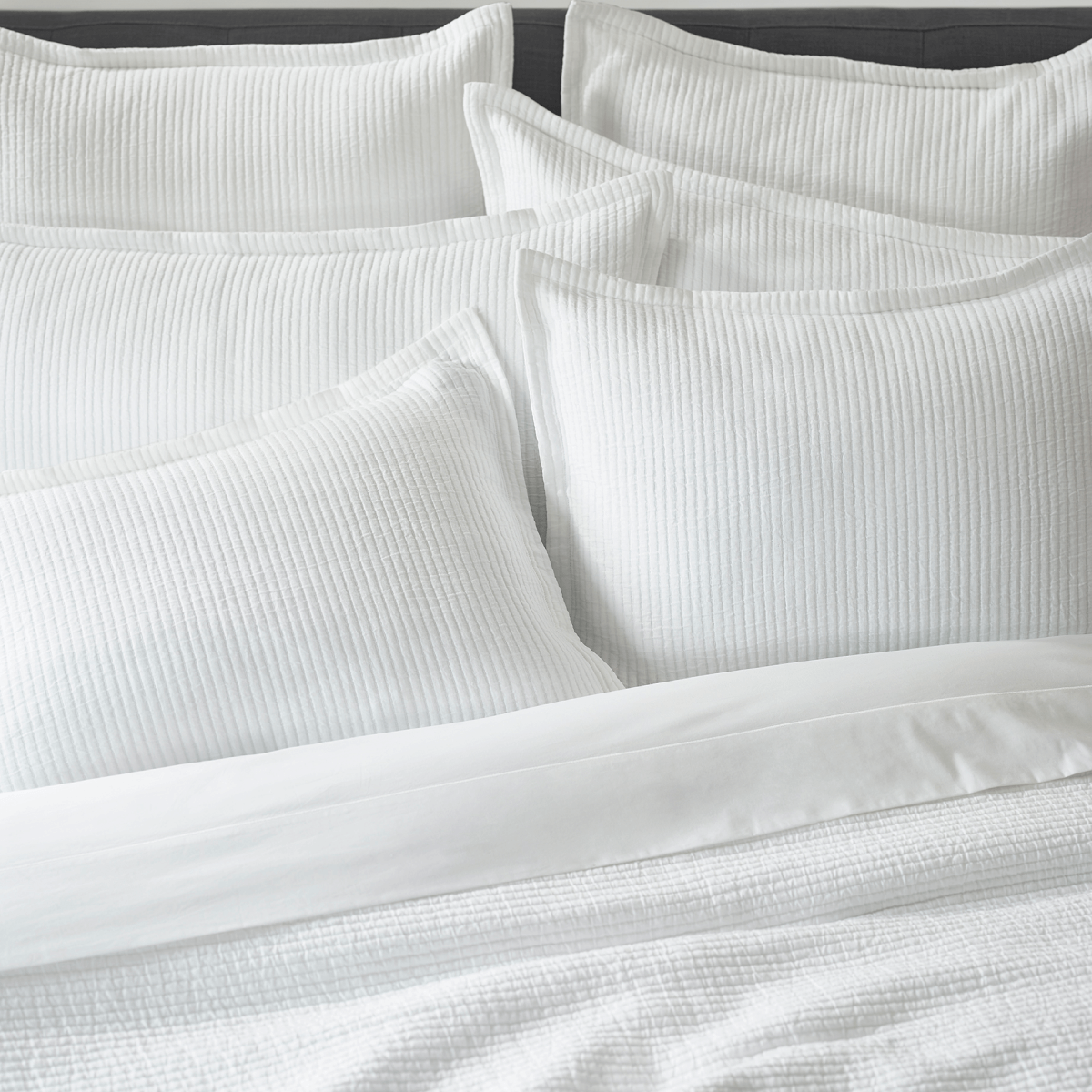 Textured Cotton Coverlet & Shams Set