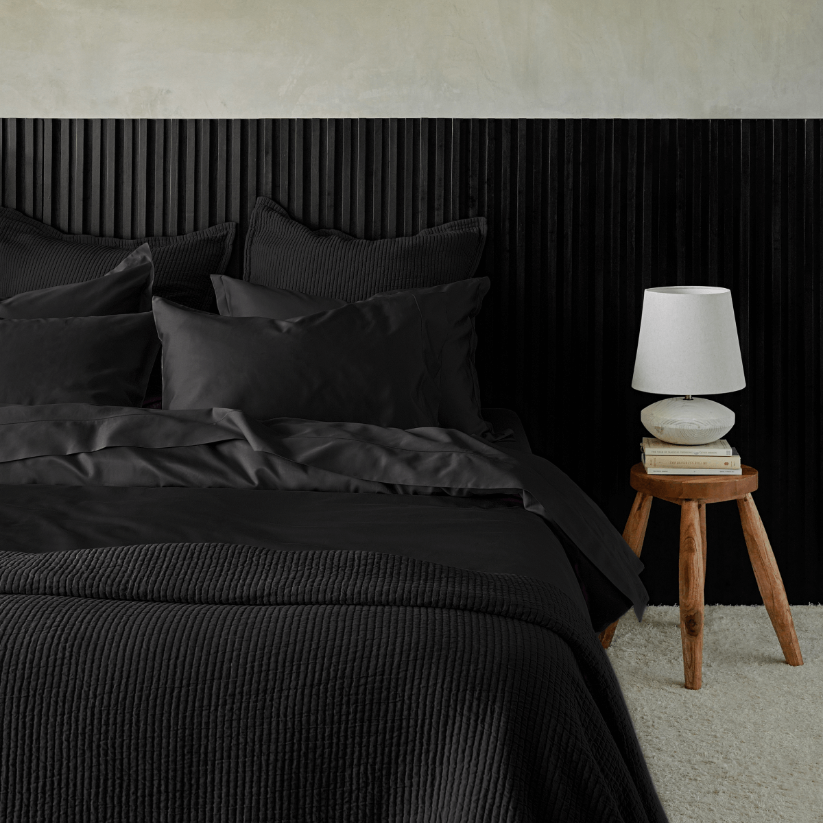 Textured Cotton Coverlet & Shams Set