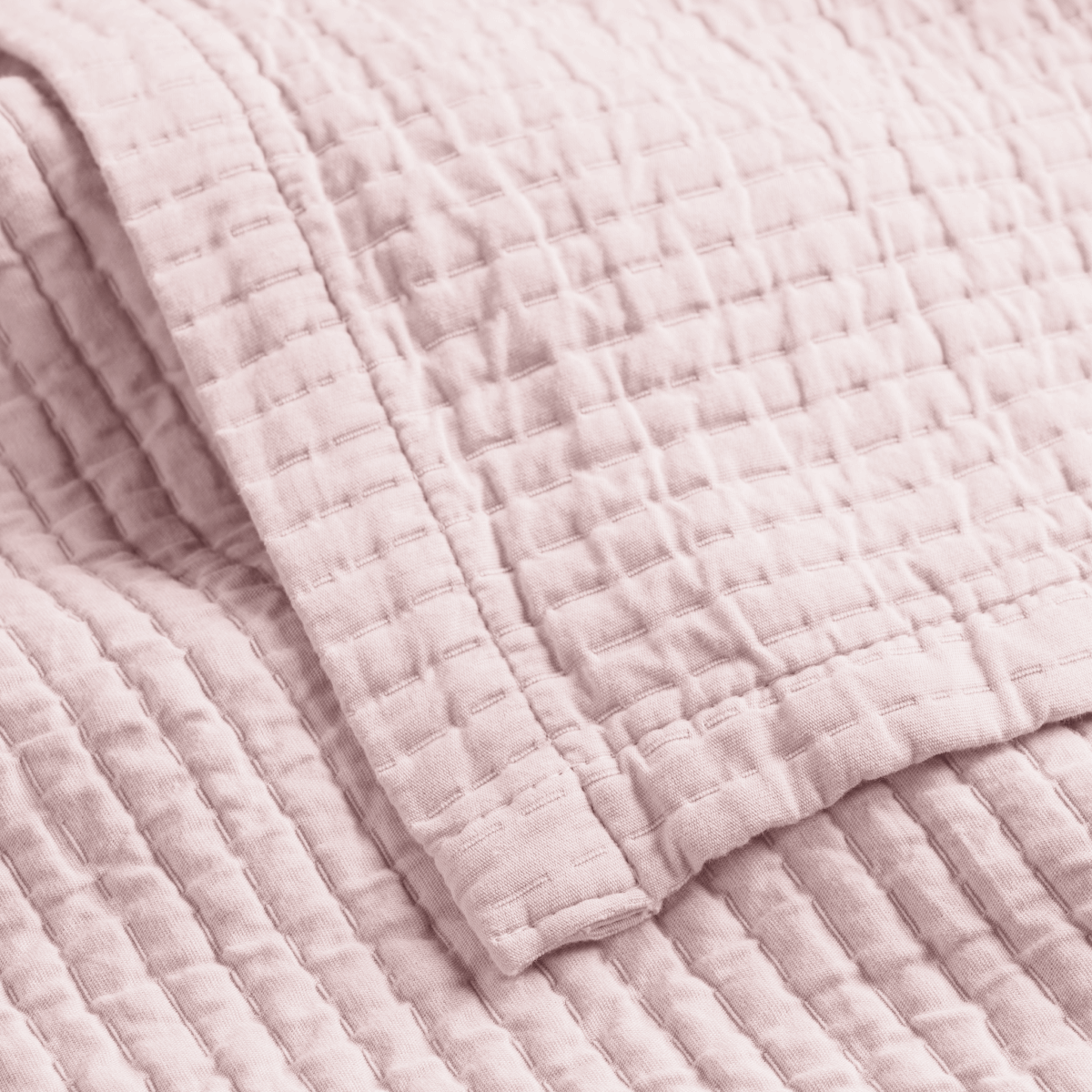 Textured Cotton Coverlet