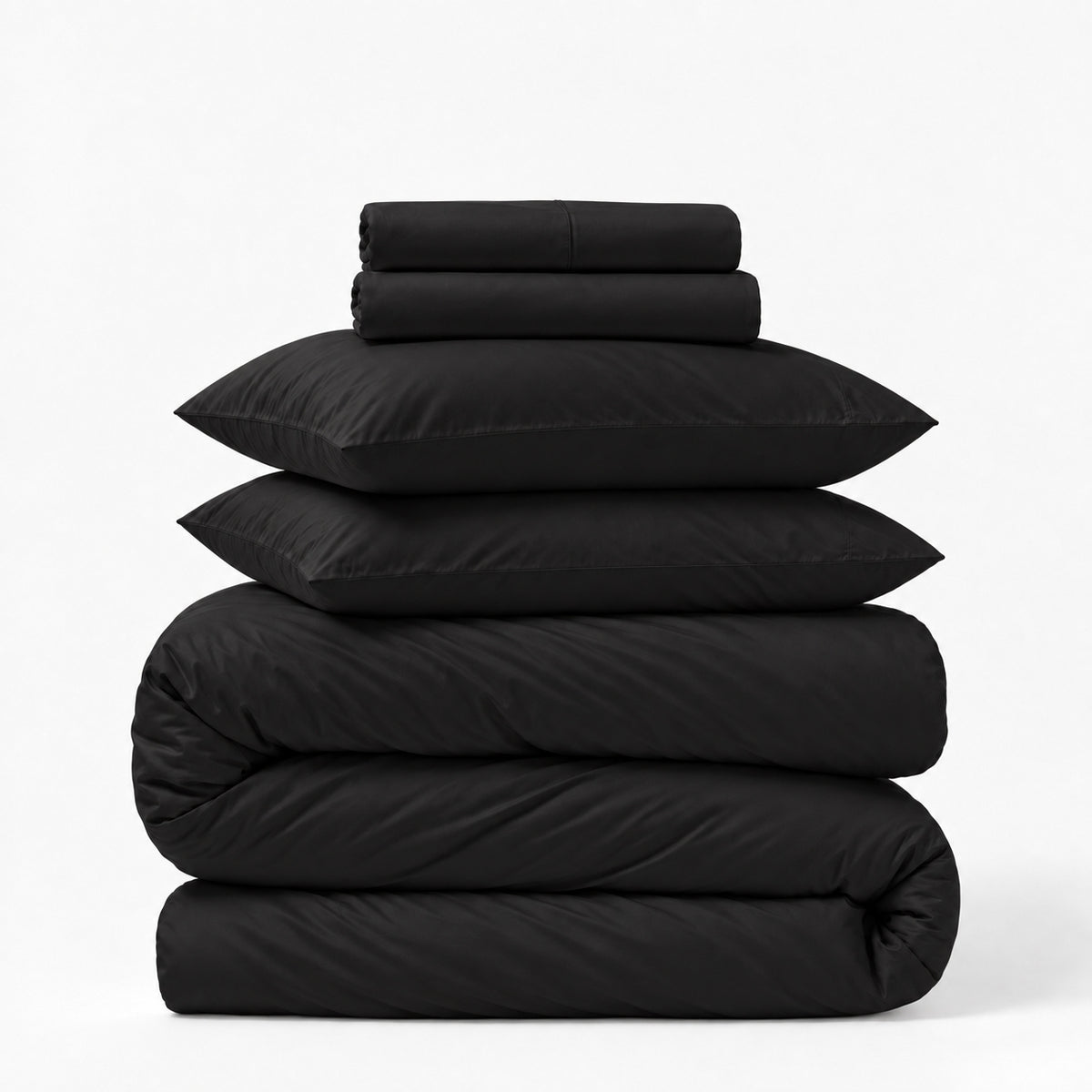 Sateen 5-Piece Sheet & Duvet Cover Set