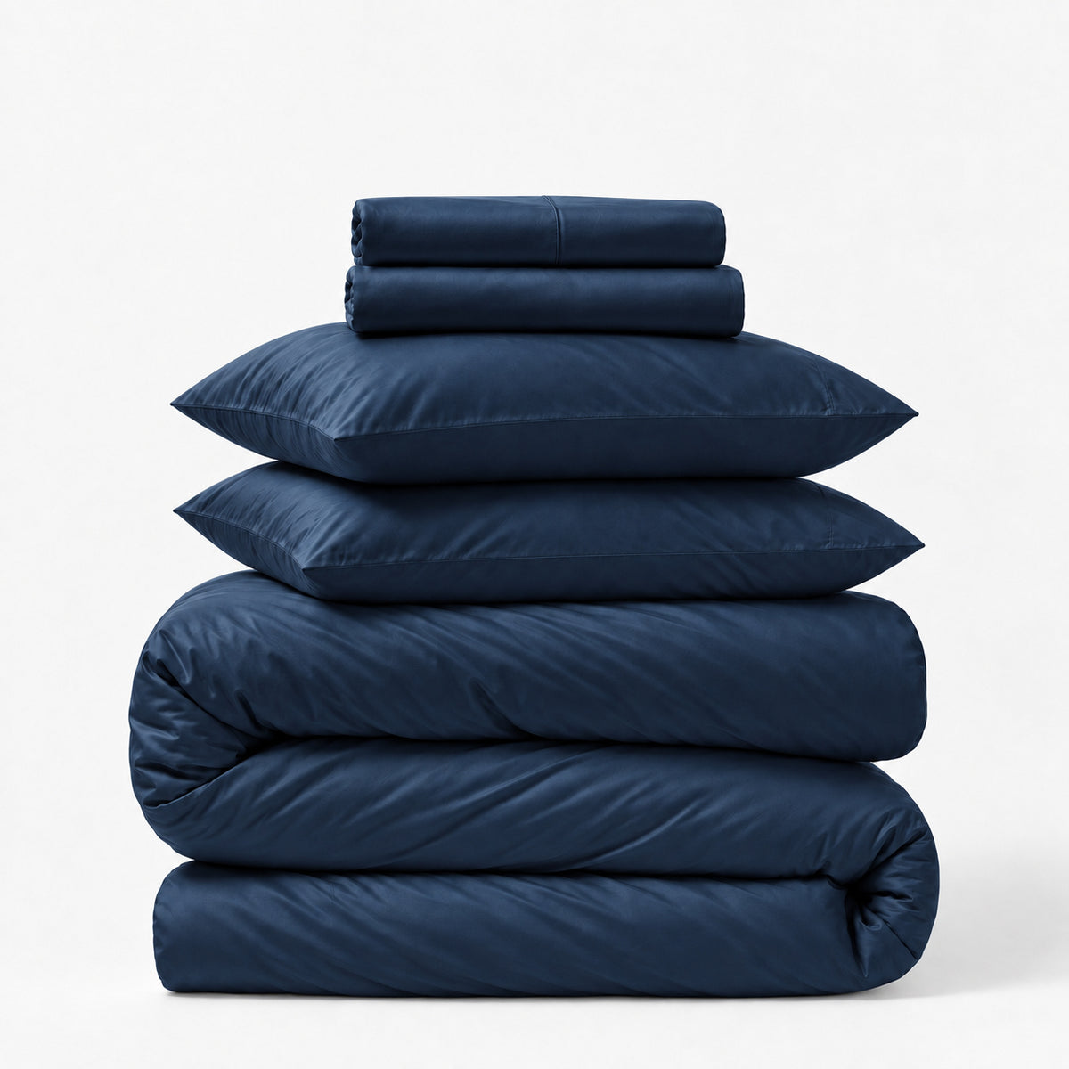 Sateen 5-Piece Sheet & Duvet Cover Set