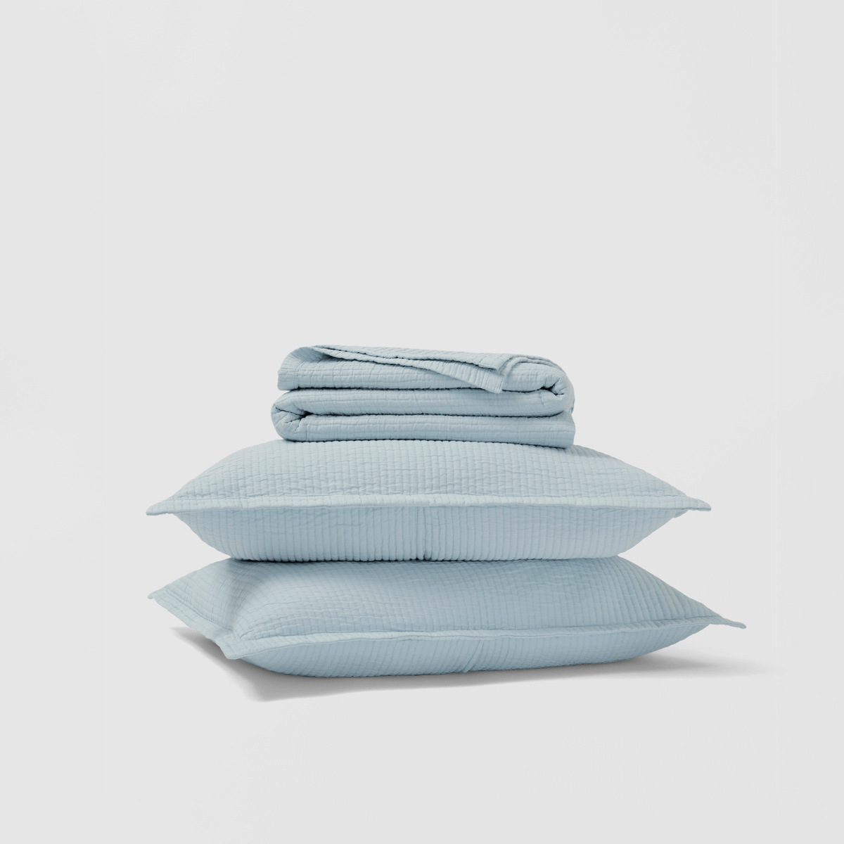 Textured Cotton Coverlet & Shams Set