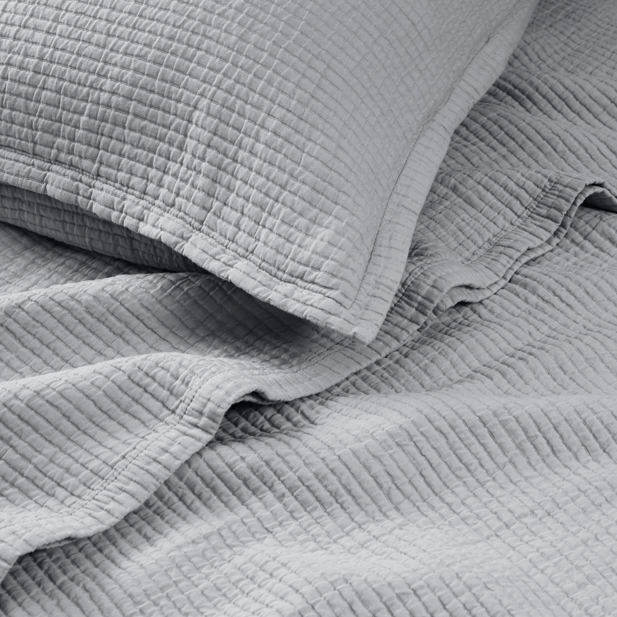 Textured Cotton Coverlet
