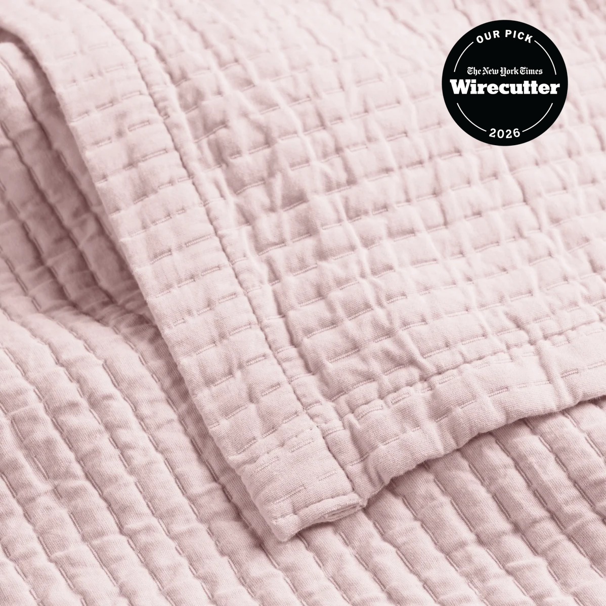 Textured Cotton Coverlet