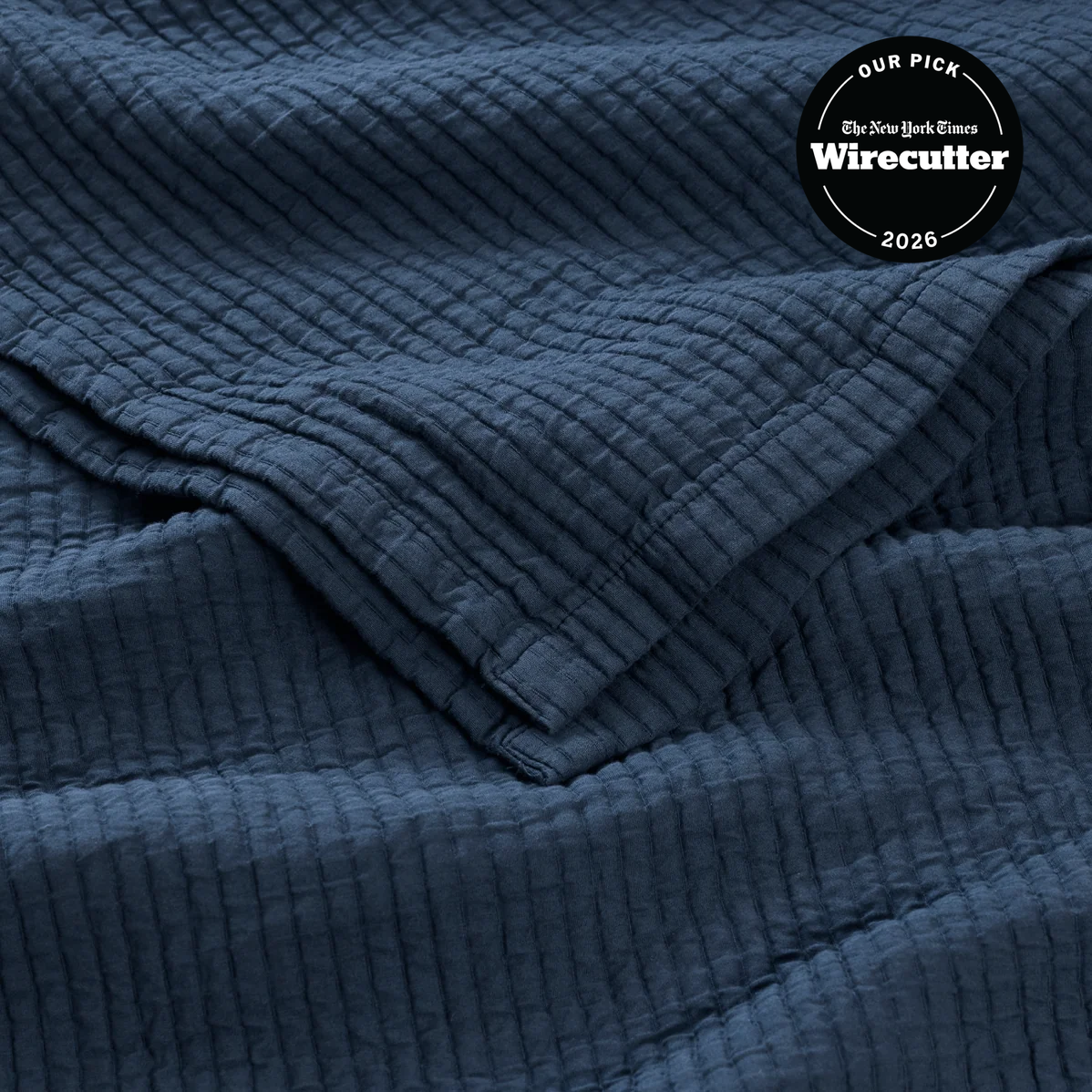 Textured Cotton Coverlet