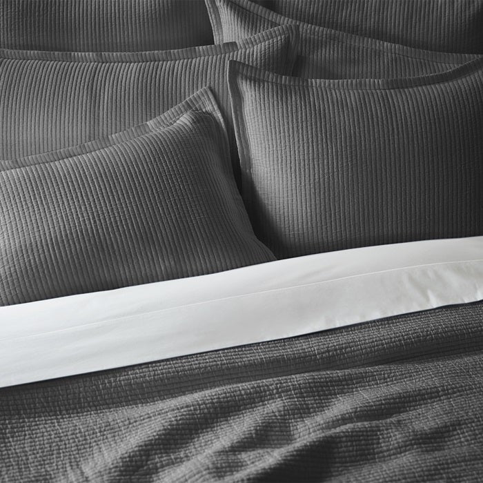 Textured Cotton Coverlet & Shams Set