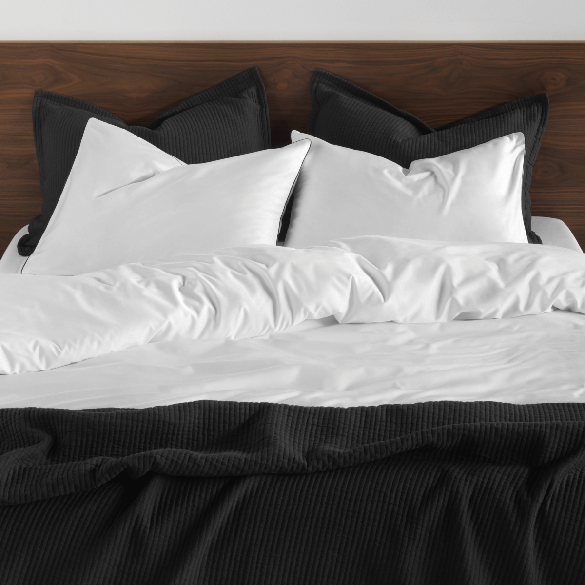 Textured Cotton Coverlet & Shams Set