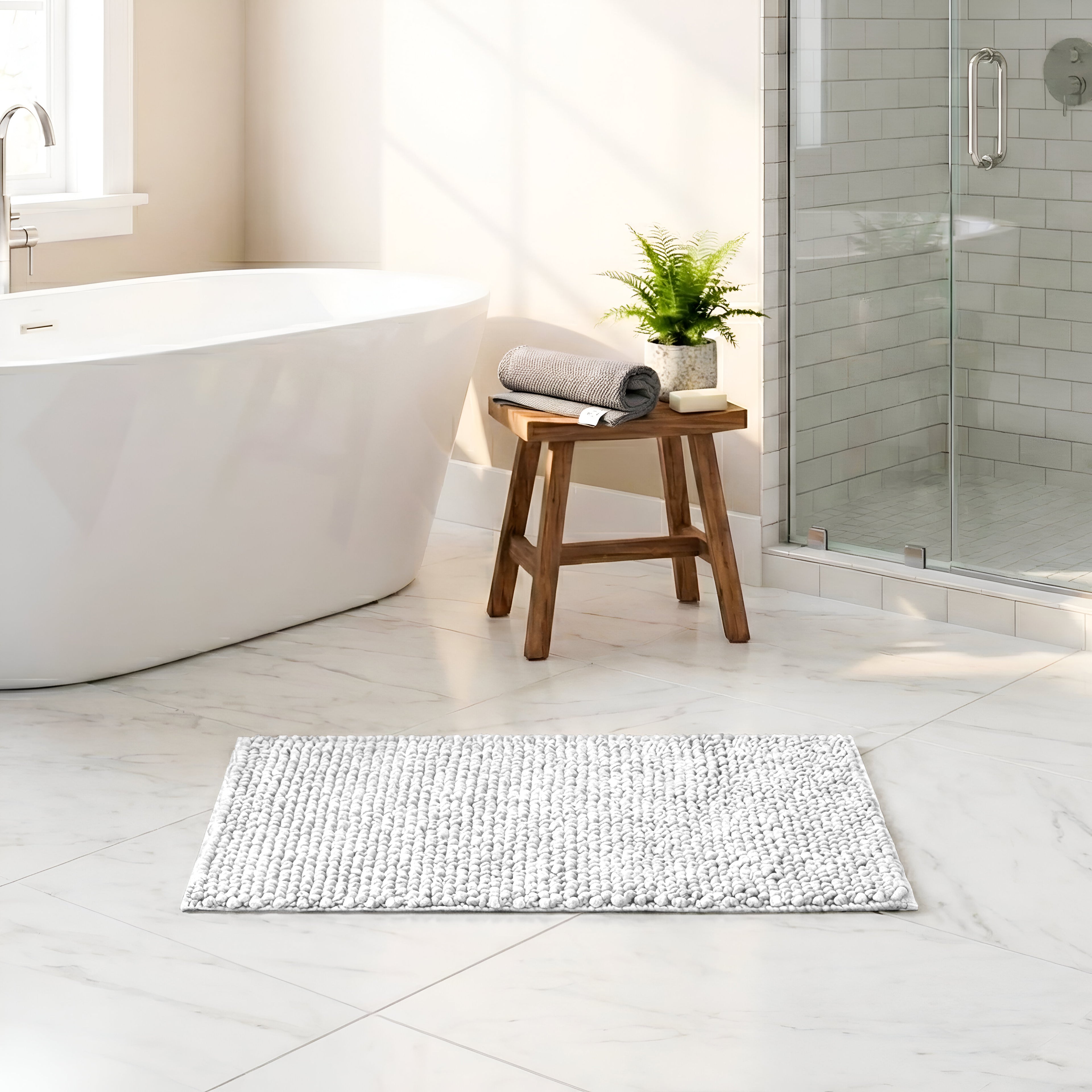 Textured Bath Rug