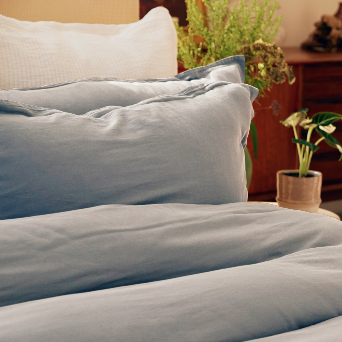 Organic Cotton Pillowcase Pair