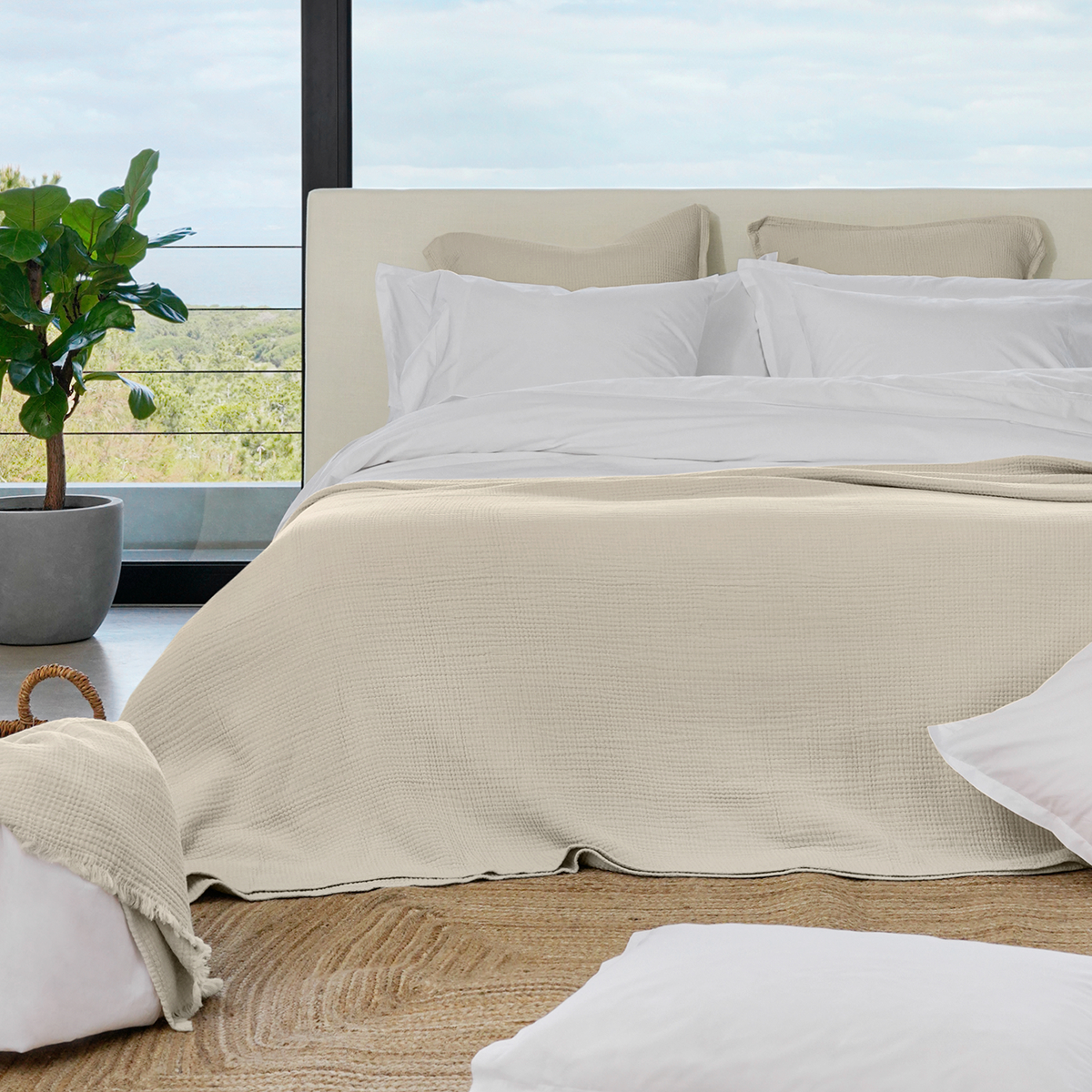 Four Layer Coverlet & Shams Set