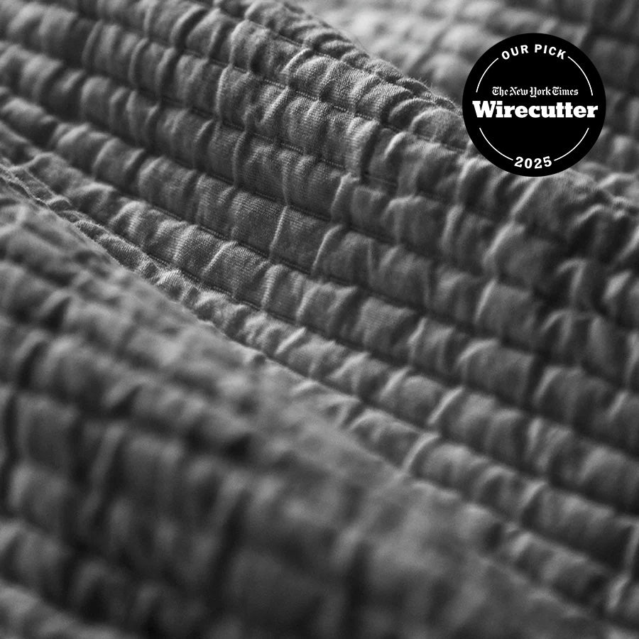 Textured Cotton Coverlet