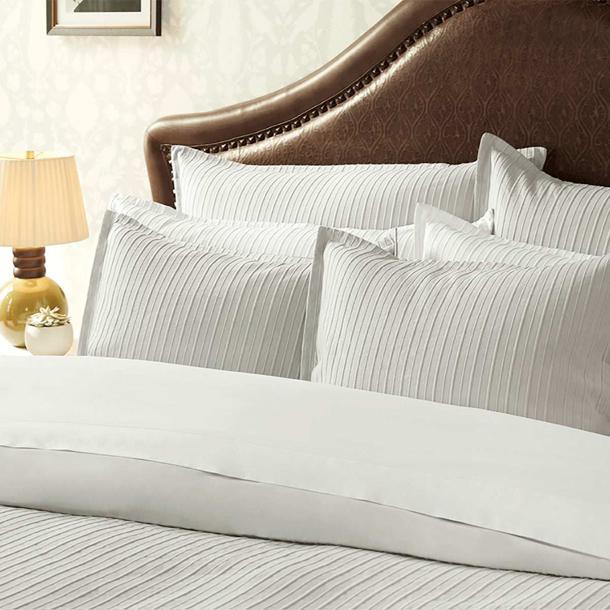 Mila Matelassé Duvet Cover &amp; Shams Set