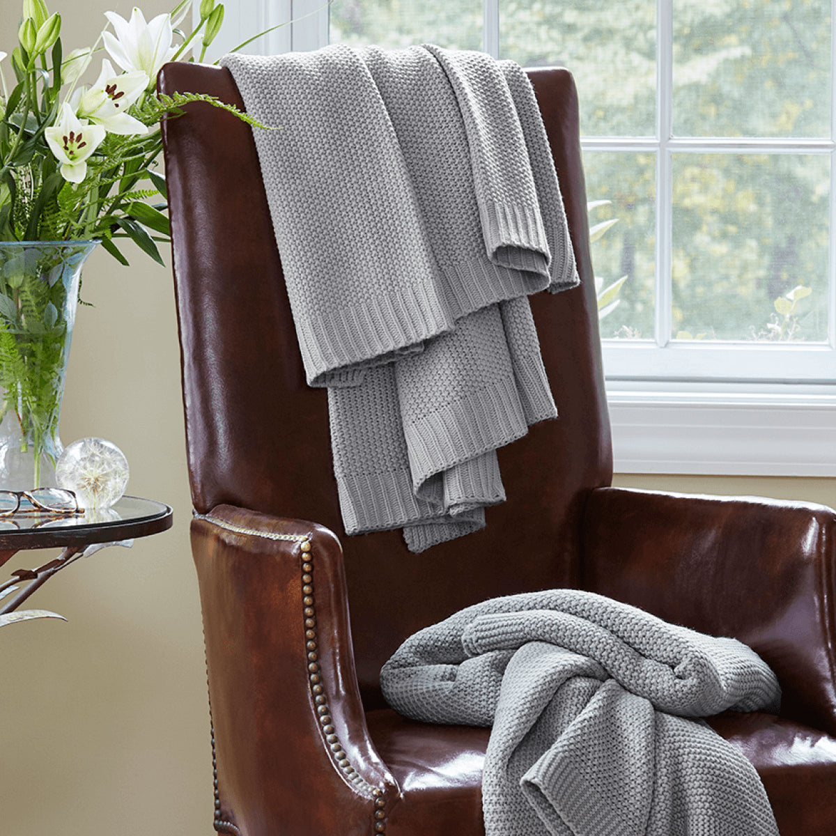 Chunky Knit Throw