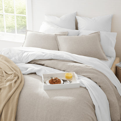 Linen Duvet Cover &amp; Shams Set