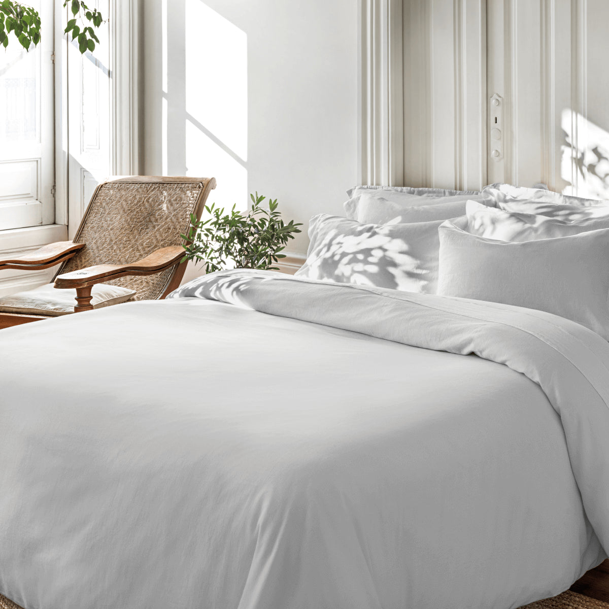 Cotton Cashmere Duvet Cover &amp; Shams Set
