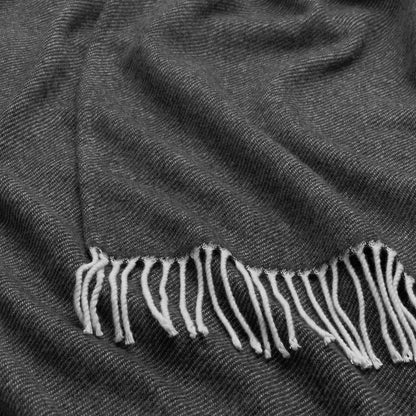 Wool Fringe Throw