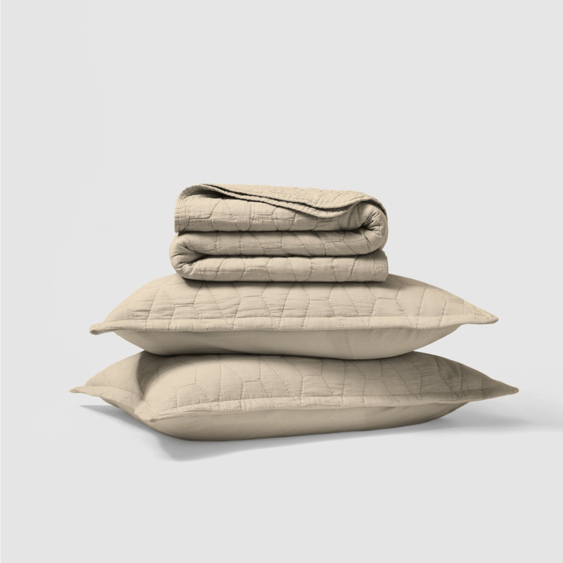 Mosaic Cotton Quilt &amp; Shams Set