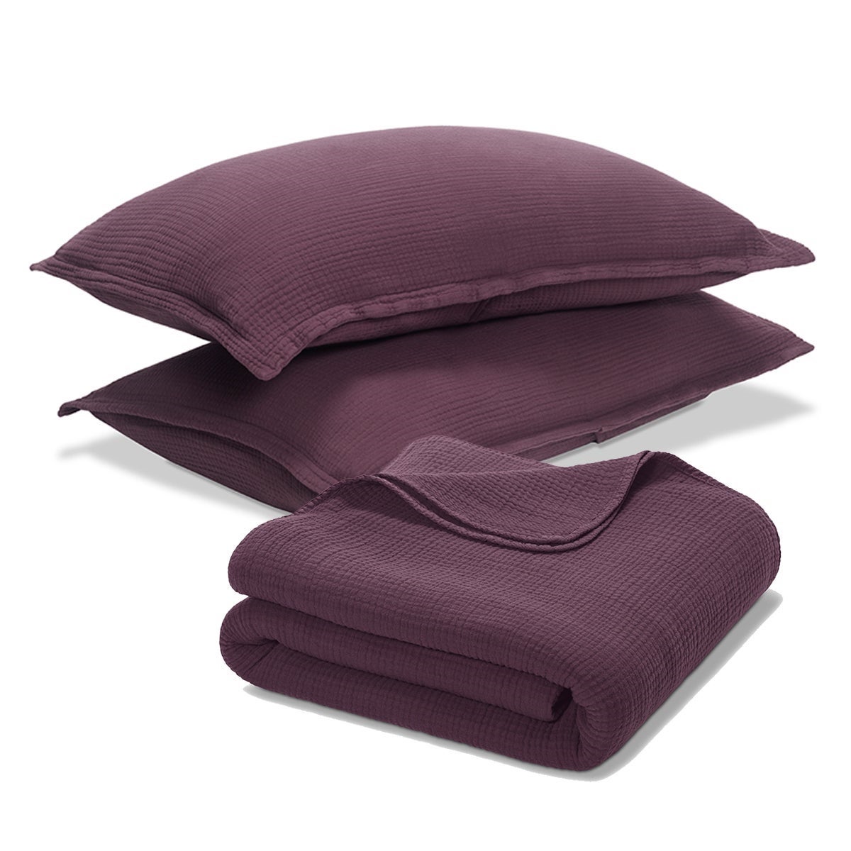 Four Layer Coverlet &amp; Shams Set