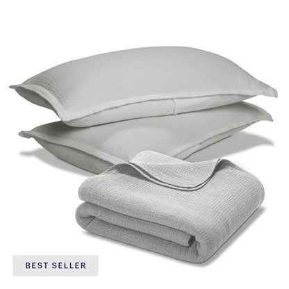 Four Layer Coverlet &amp; Shams Set