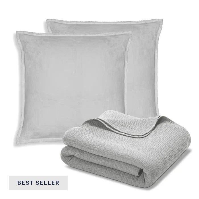 Four Layer Coverlet &amp; Shams Set