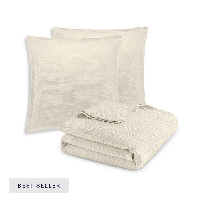 Four Layer Coverlet &amp; Shams Set