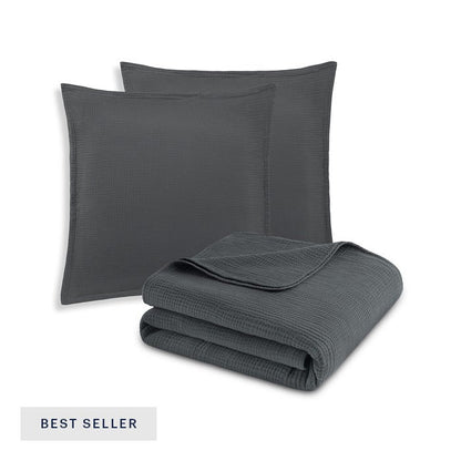 Four Layer Coverlet &amp; Shams Set