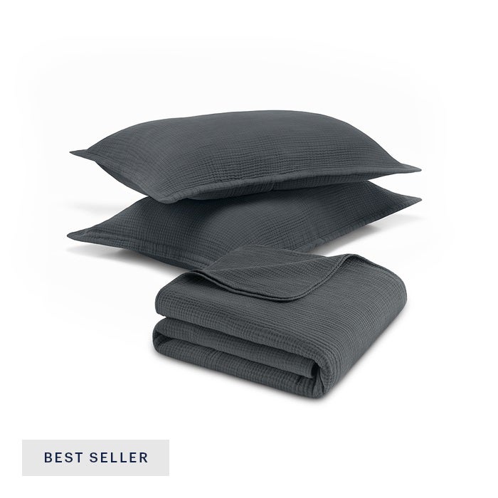 Four Layer Coverlet &amp; Shams Set