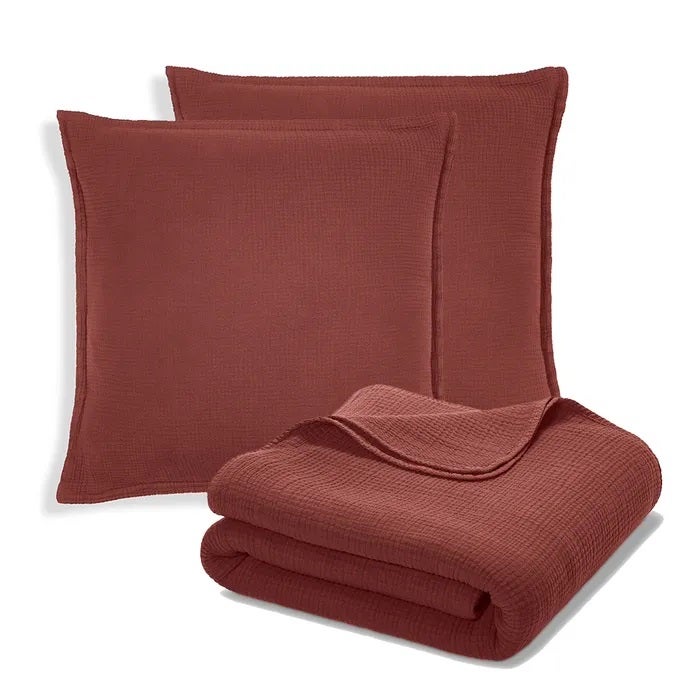 Four Layer Coverlet &amp; Shams Set
