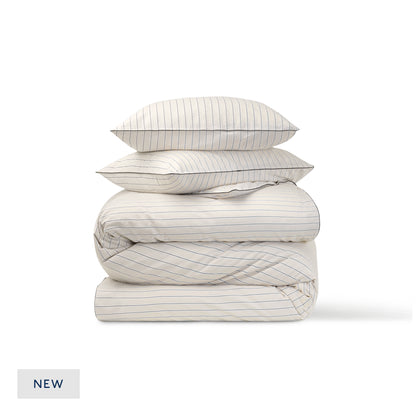 Seersucker Duvet Cover &amp; Shams Set