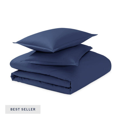 Percale Duvet Cover &amp; Shams Set