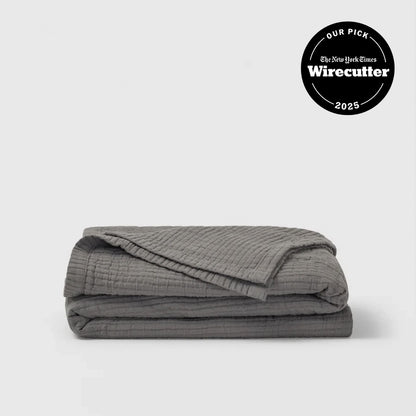 Textured Cotton Coverlet