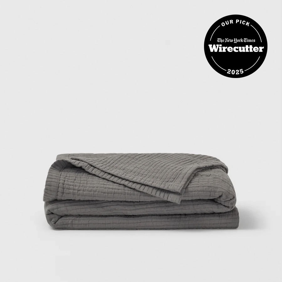 Textured Cotton Coverlet