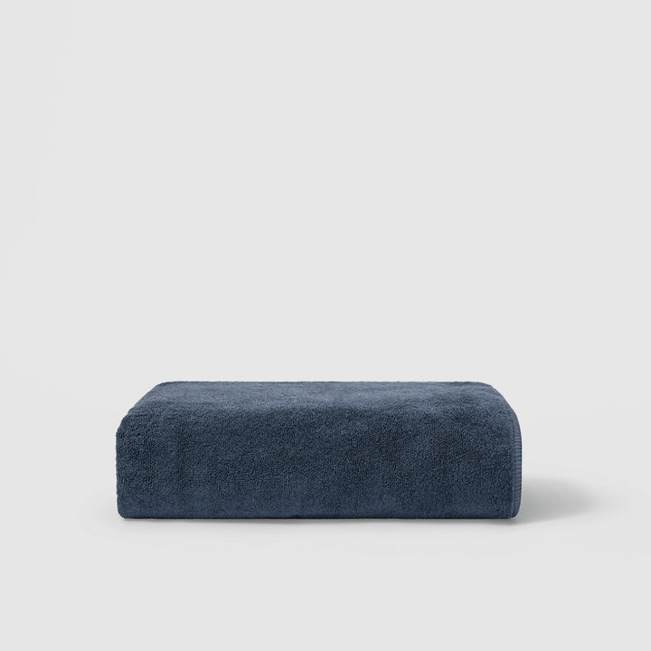 Spa Towel Collection - Navy Bath Towels