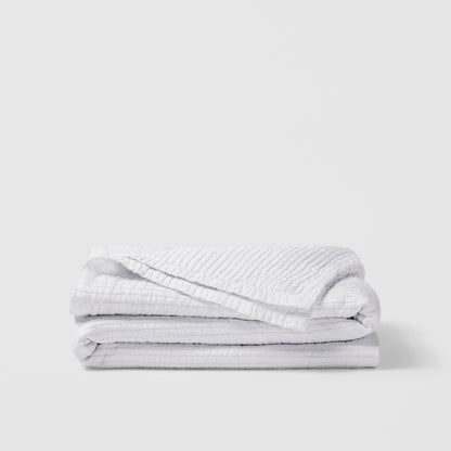 Textured Cotton Coverlet