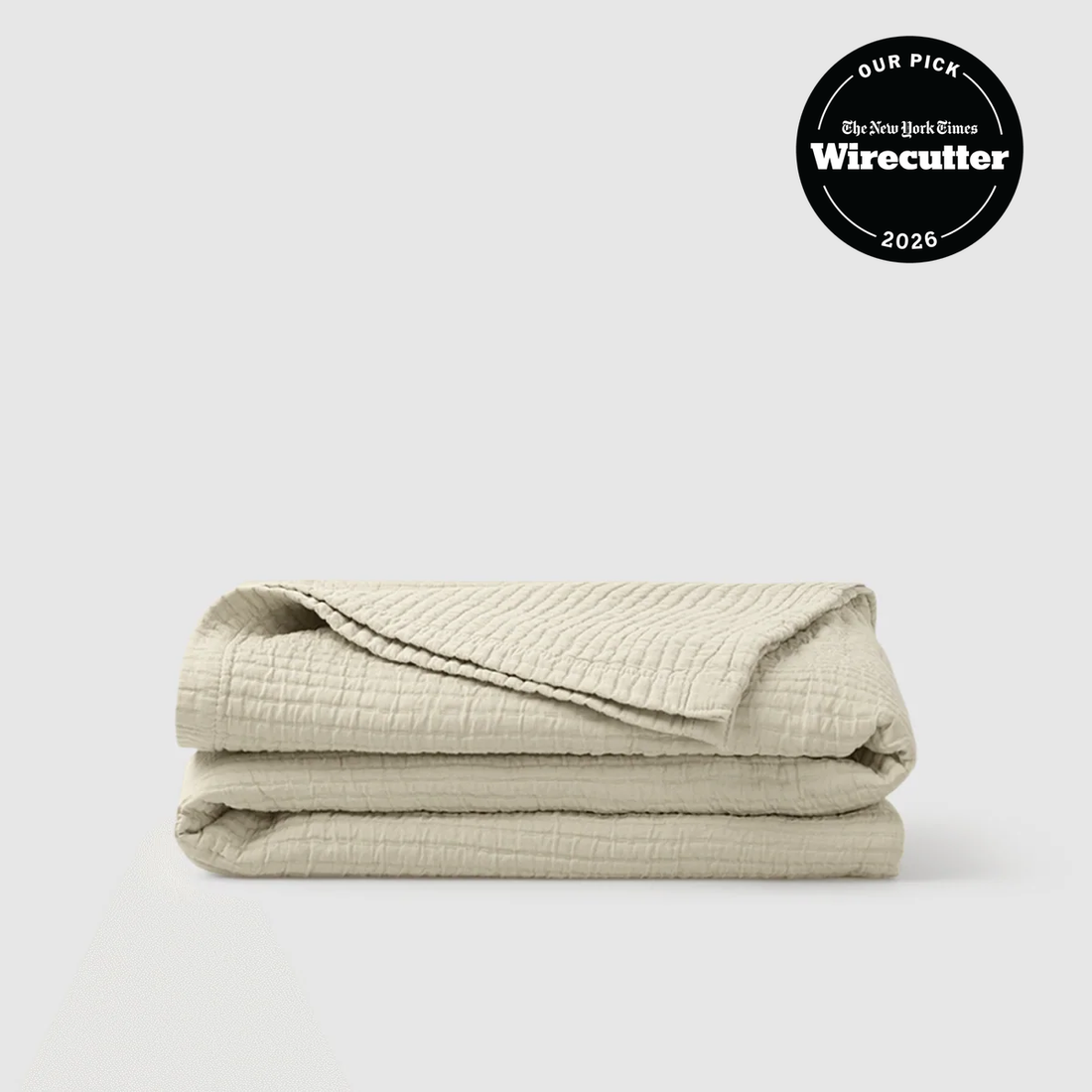 Textured Cotton Coverlet