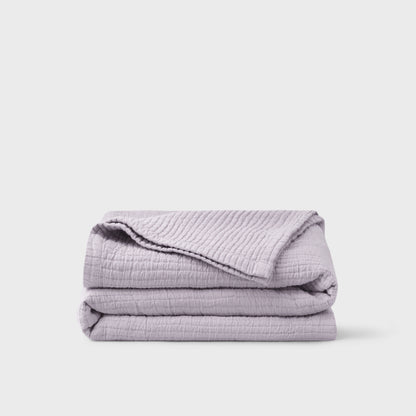 Textured Cotton Coverlet