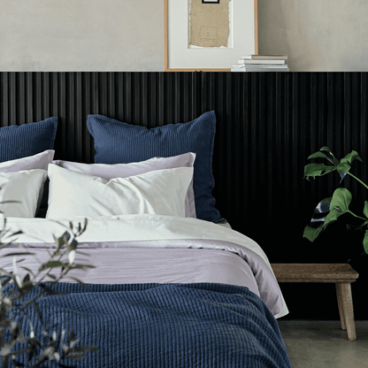 Textured Cotton Coverlet