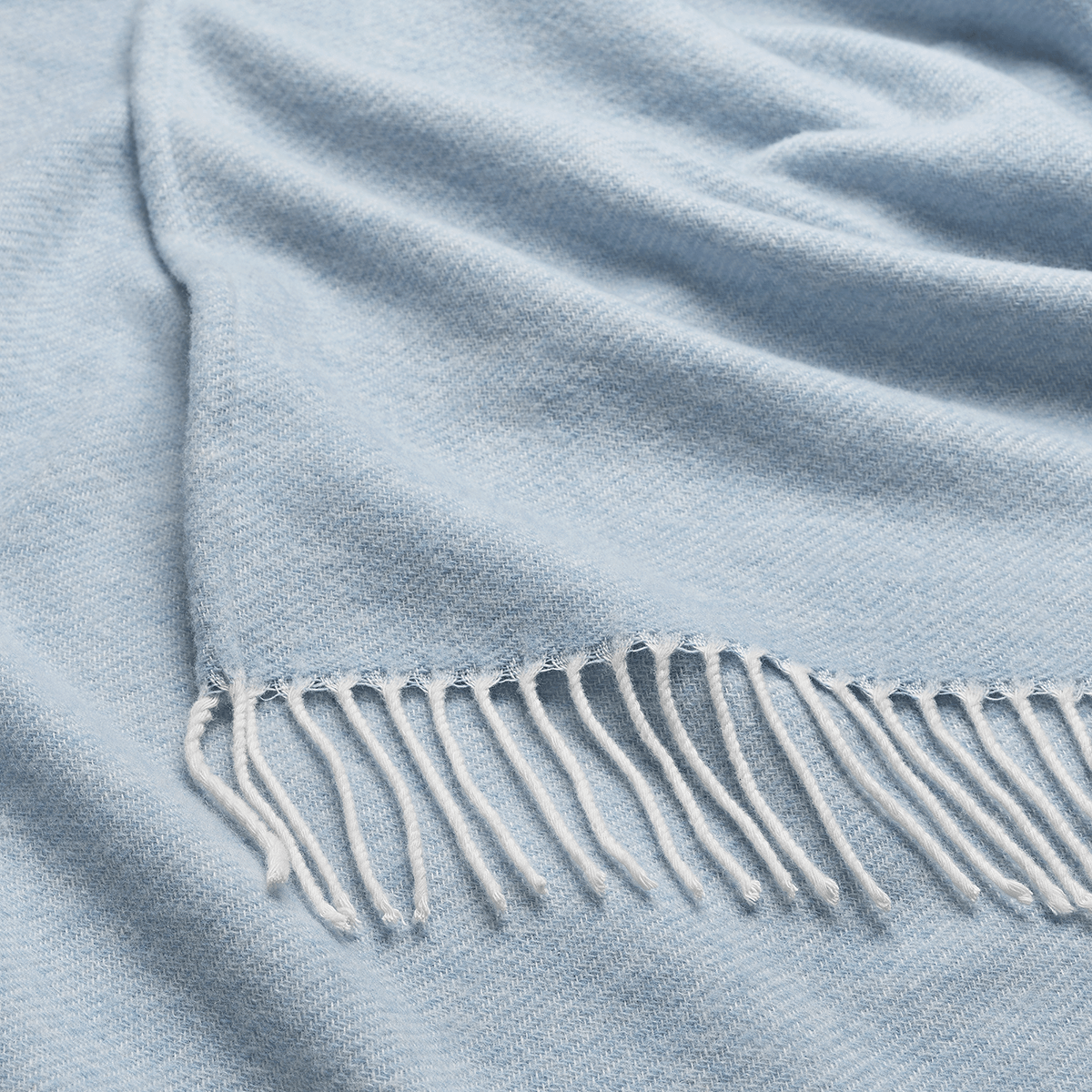 Wool Fringe Throw