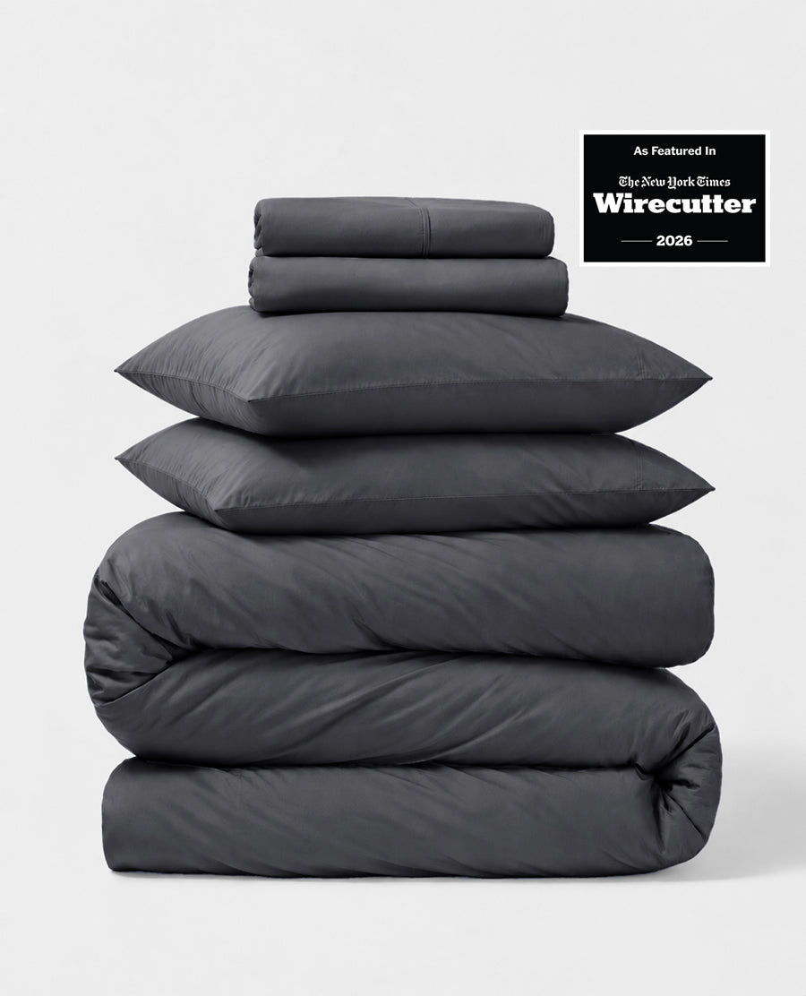 Percale 5-Piece Sheet &amp; Duvet Cover Set