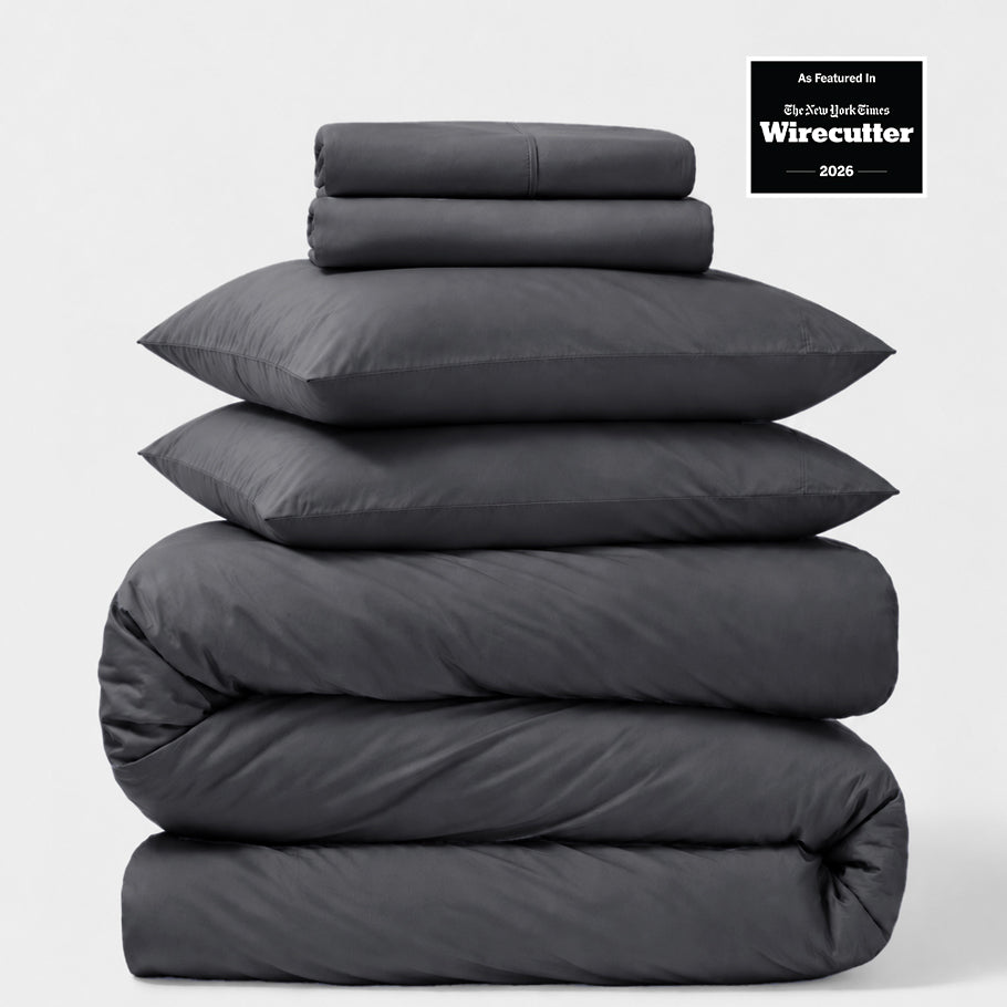 Percale 5-Piece Sheet &amp; Duvet Cover Set