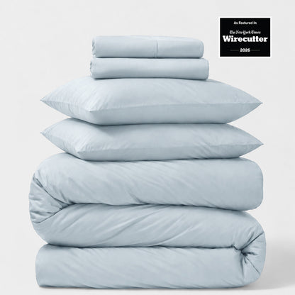 Percale 5-Piece Sheet &amp; Duvet Cover Set