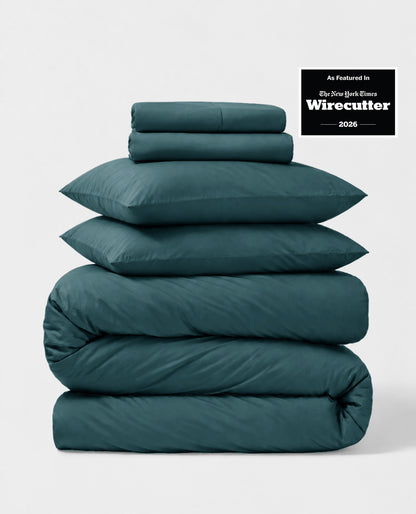 Percale 5-Piece Sheet &amp; Duvet Cover Set