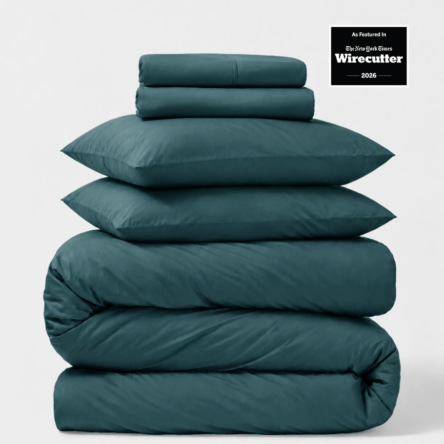 Percale 5-Piece Sheet &amp; Duvet Cover Set