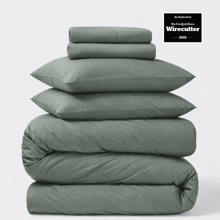 Percale 5-Piece Sheet &amp; Duvet Cover Set